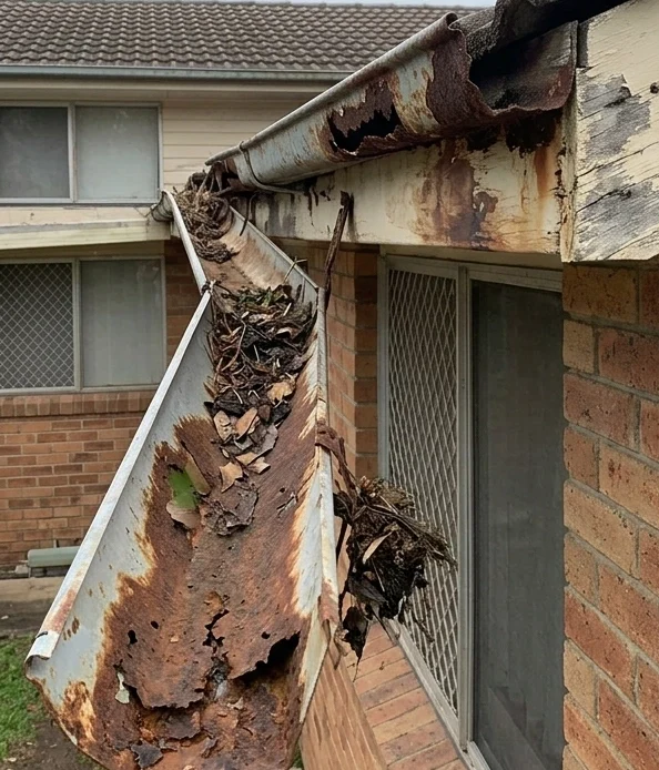 Goodna-gutter-failure_Before-Gutter-replacement
